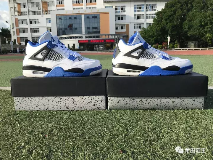 到底該不該買莆田鞋，今天帶來AJ4賽車藍莆田鞋和正品鞋的對比！